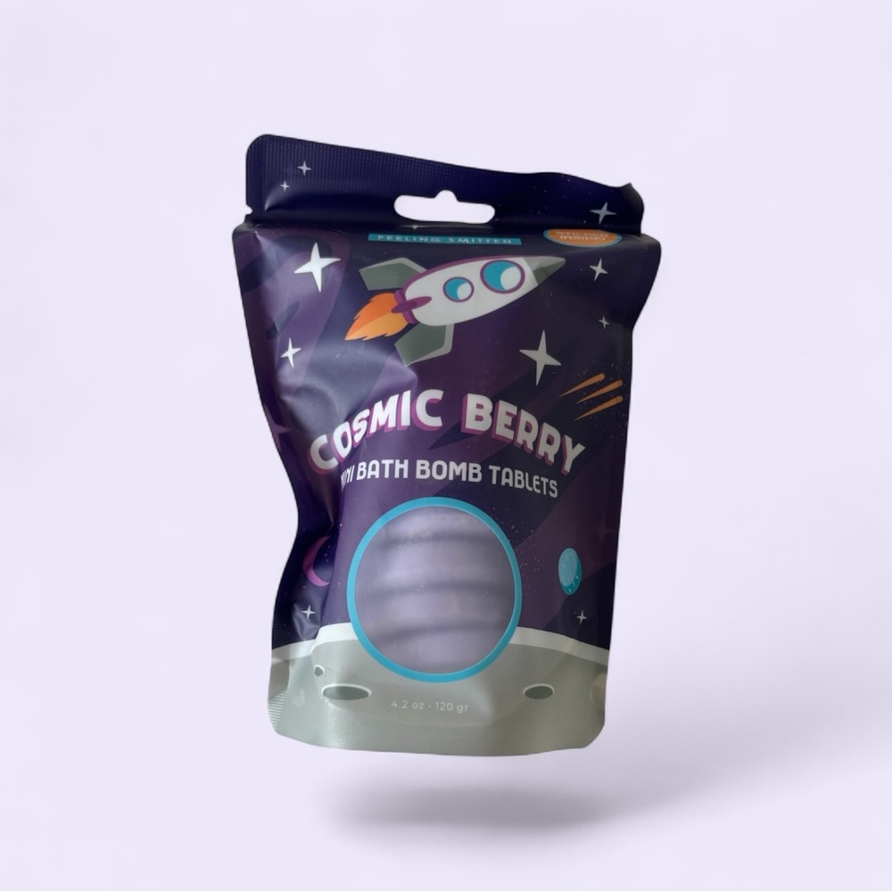 Cosmic Berry Bath Bomb Tablets - Purple and Blue